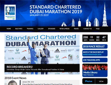 Tablet Screenshot of dubaimarathon.org